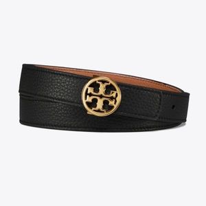 Tory Burch 1” Reversible Logo Belt